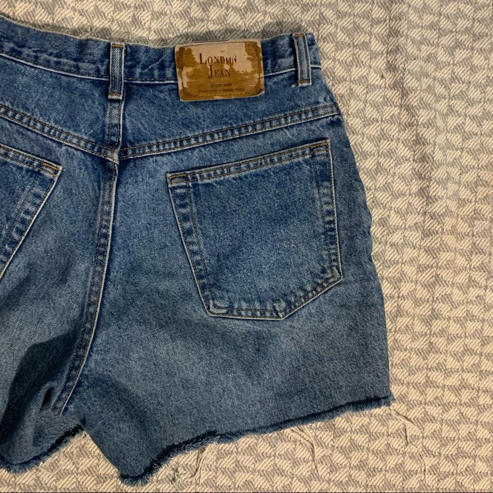 Vintage Cut Off High Waist Shorts